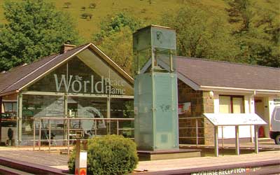 World Peace Flame at Snowdonia Mountain Lodge