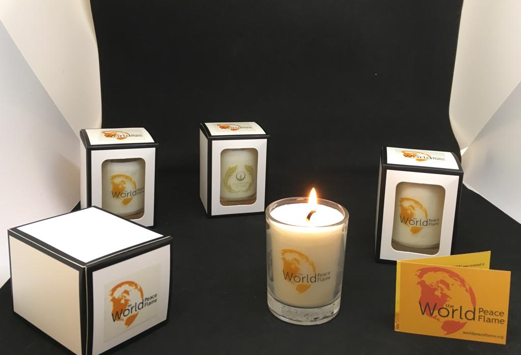 candle, world peace flame, votive